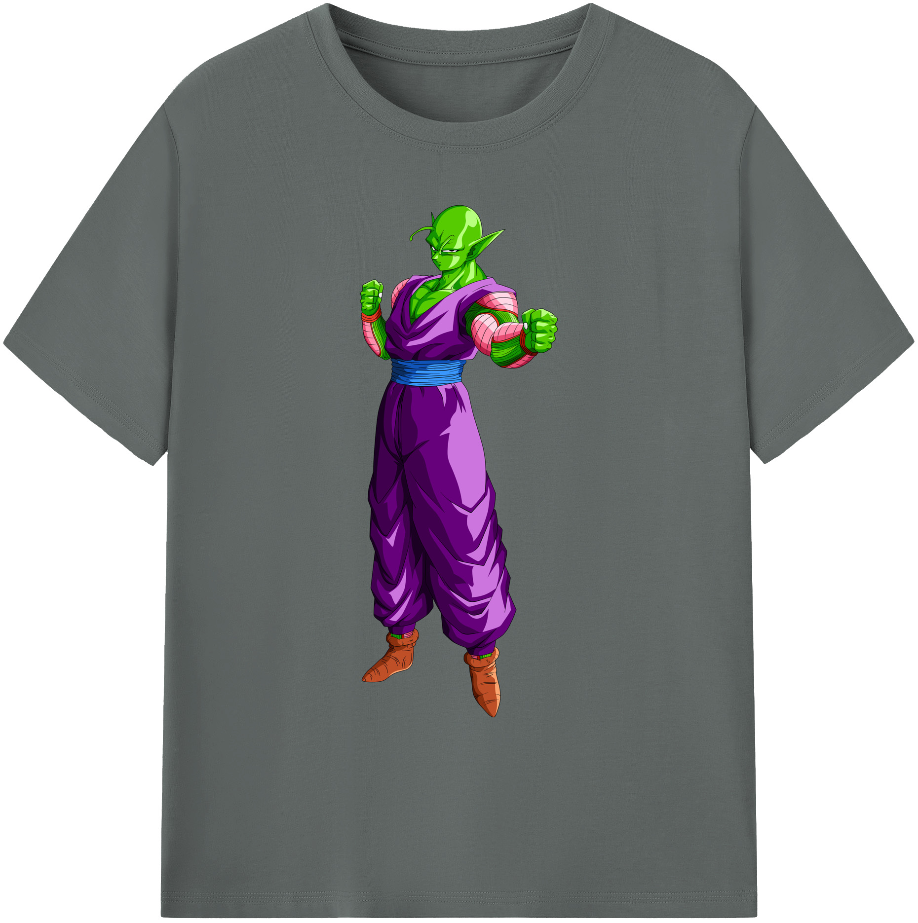 （画像用） ドラゴンボール ピッコロ DRAGON BALL Piccolo 綿100％ メンズ半袖Tシャツ｜肌触りやわらか＆通気性